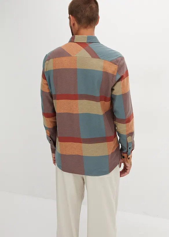 Chemisier en flanelle 100% coton, bonprix