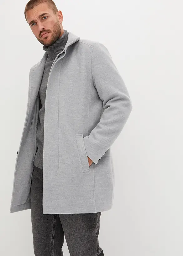 Manteau court aspect laine, bonprix