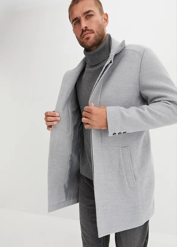 Manteau court aspect laine, bonprix