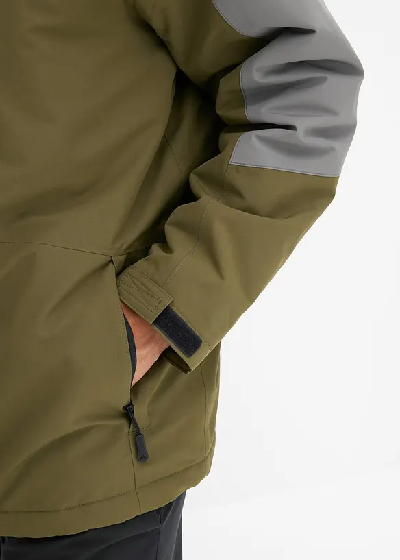 Parka d’hiver imperméable à capuche amovible, bonprix