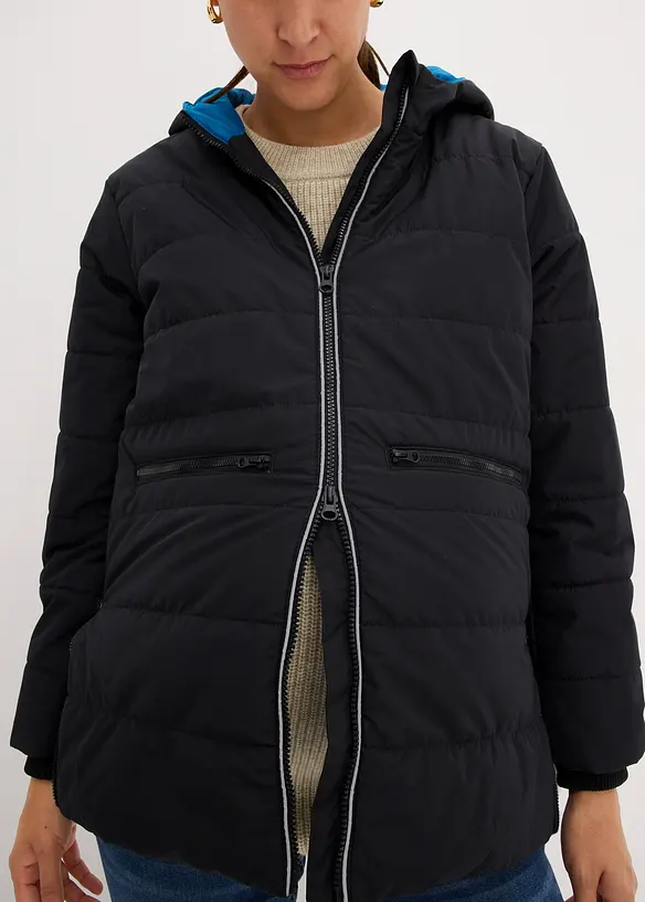 Veste de grossesse 3en1 avec empiècement de portage et réflecteurs, bonprix