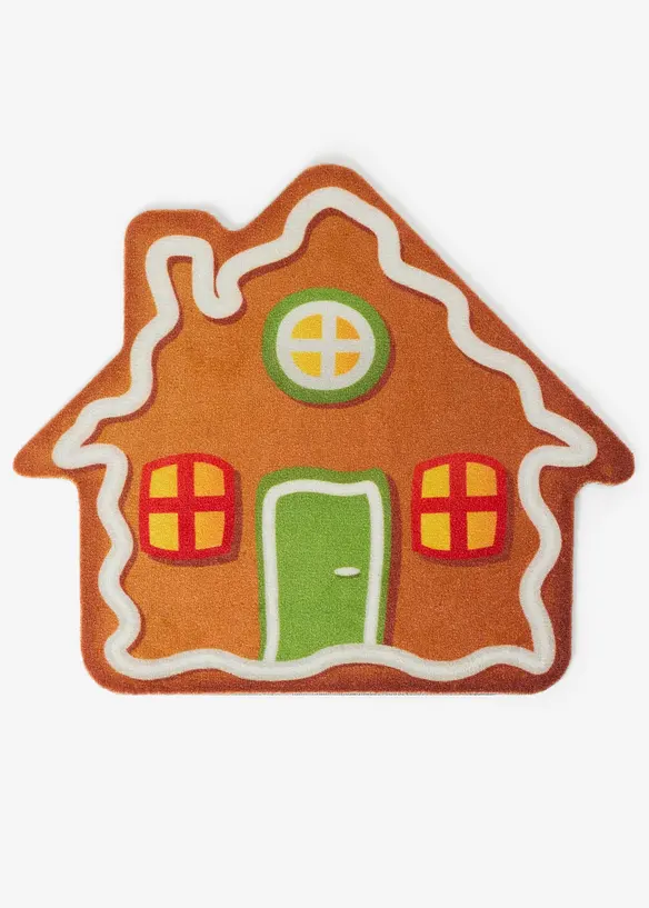Paillasson avec motif de maison en pain d’épices, bonprix