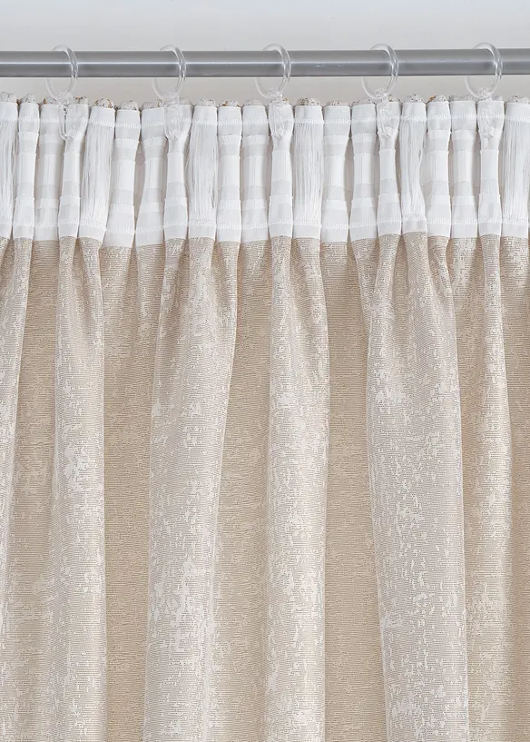 Rideau jacquard avec effet brillant (1 pce), bonprix