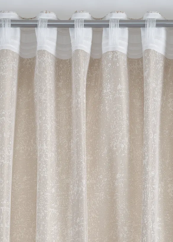 Rideau jacquard avec effet brillant (1 pce), bonprix