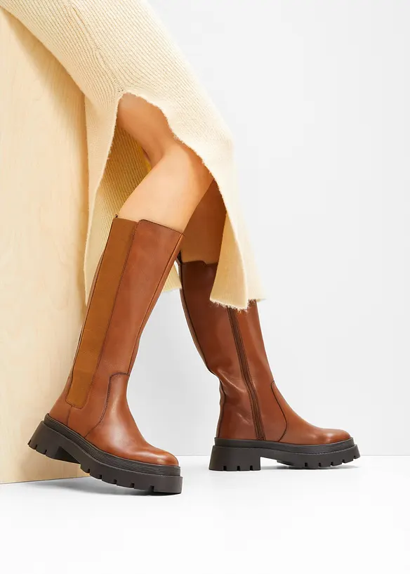 Bottes en cuir, bonprix