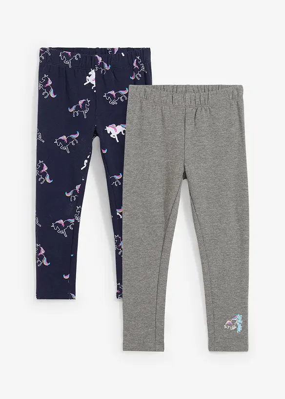 Lot de 2 leggings chauds, bonprix