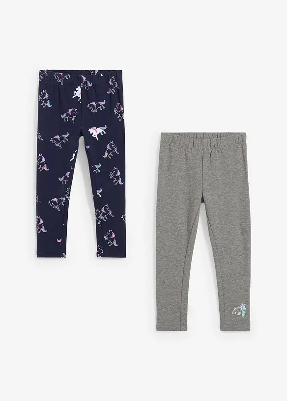 Lot de 2 leggings chauds, bonprix