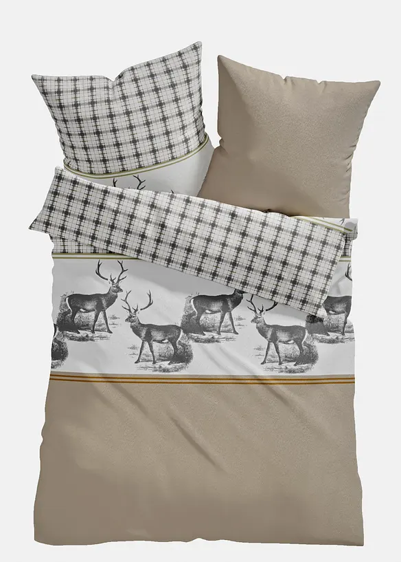 Parure de lit motif cerfs, bonprix