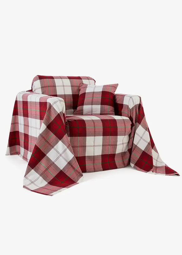 Plaid à carreaux, bonprix