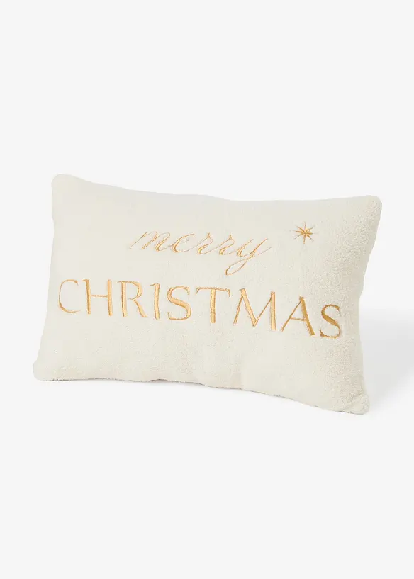 Coussin d&eacute;co avec inscription &laquo;&nbsp;Merry Christmas&nbsp;&raquo;, bonprix