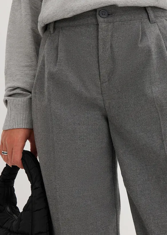 Pantalon large à pinces, bonprix