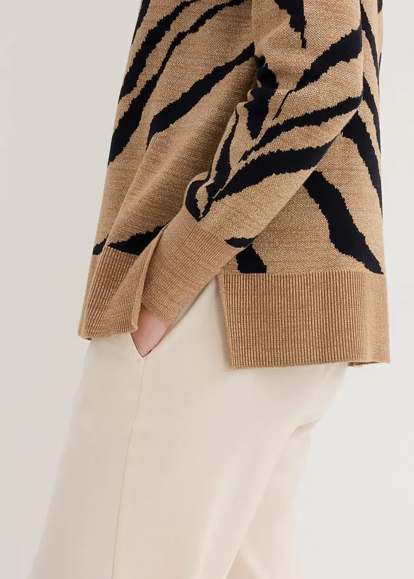 Pull en jacquard, bonprix