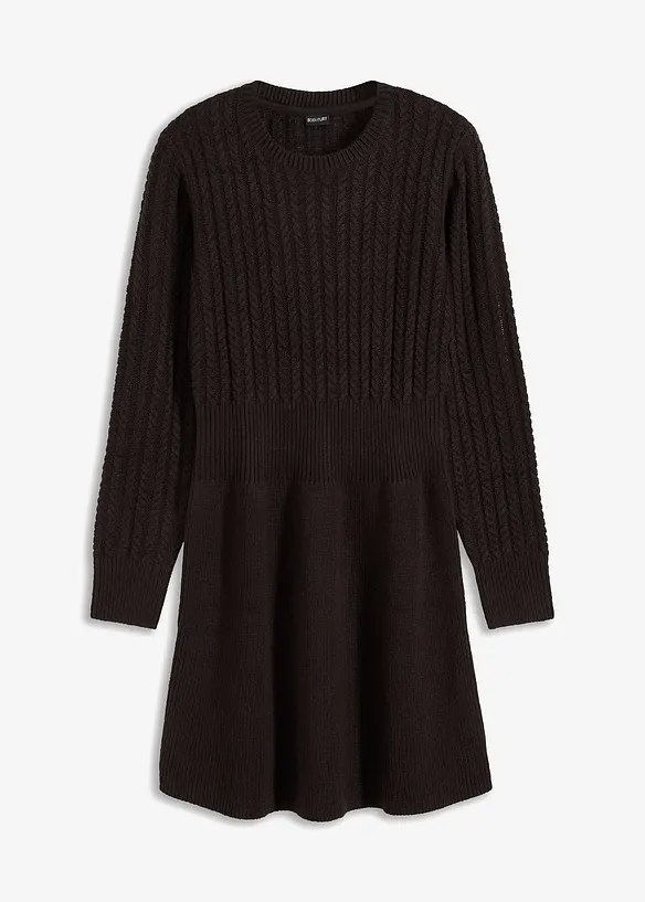 Robe en maille, bonprix