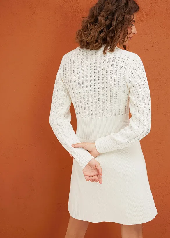 Robe en maille, bonprix