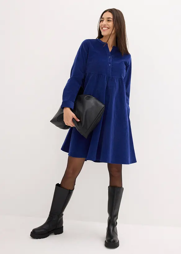 Robe en velours de coton côtelé, bonprix