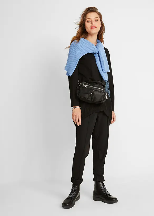 T-shirt long 100% coton, bonprix