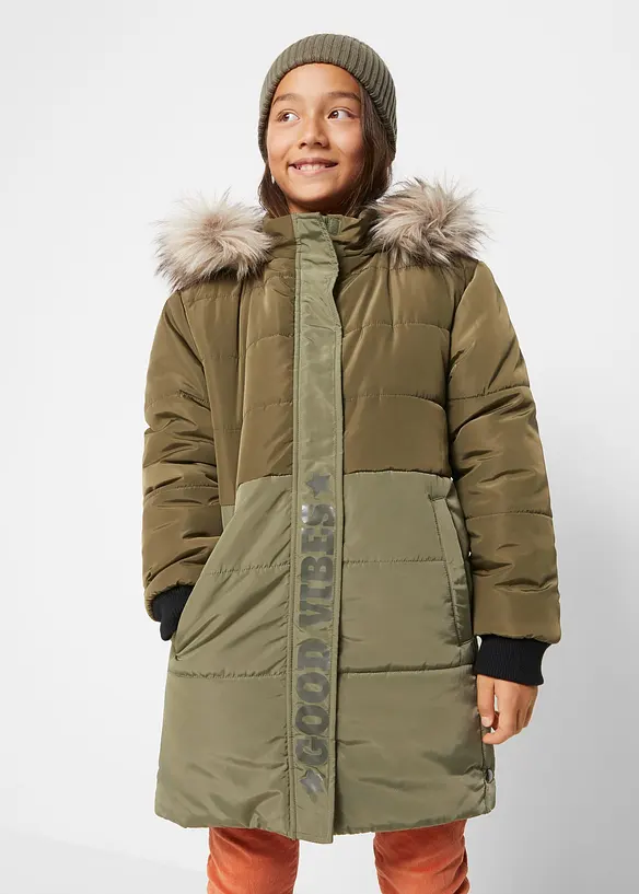 Parka fille, bicolore, bpc bonprix collection