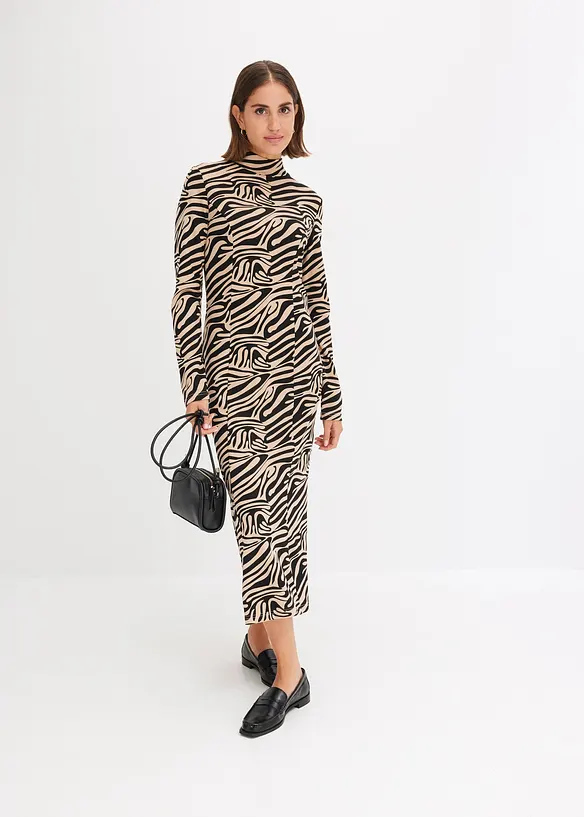 Robe midi en jersey, bonprix