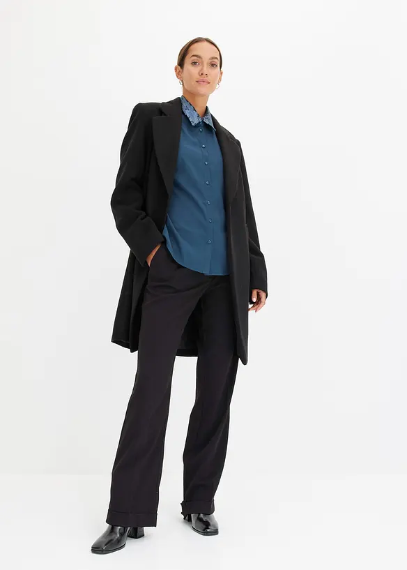 Pantalon large à pinces, bonprix