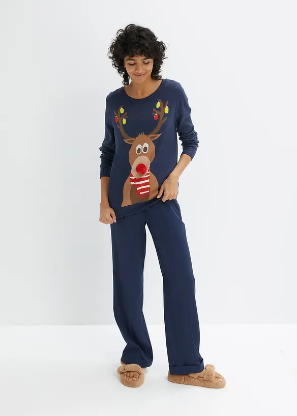 Pull de No&euml;l renne, bonprix