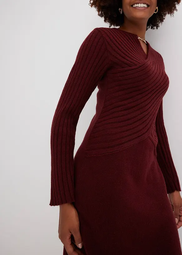 Robe en maille, bonprix