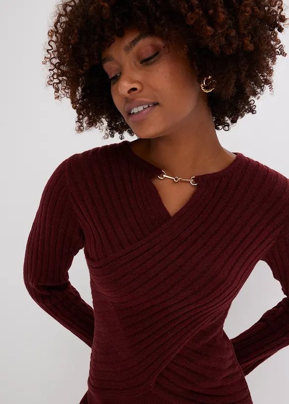 Robe en maille, bonprix