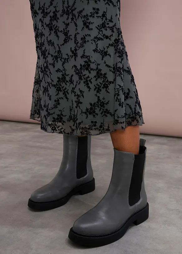 Jupe midi en mesh, bonprix