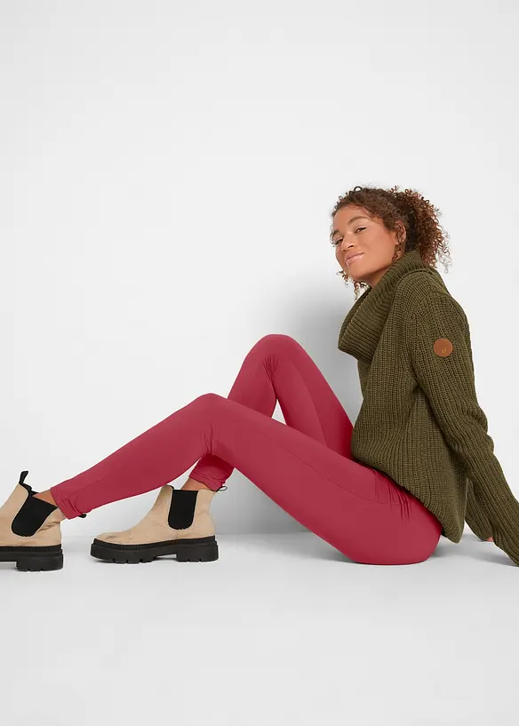 Legging chaud à taille élastiquée, bonprix