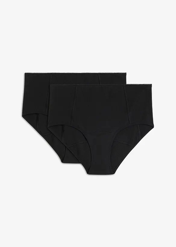 Lot de 2 culottes menstruelles Maxi, flux moyen, bonprix