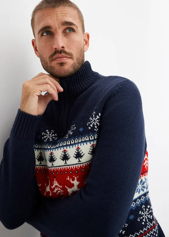 Pull norvégien à col camionneur, bonprix