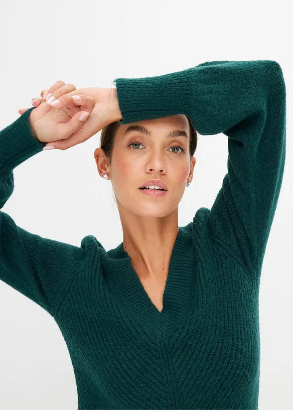 Robe en maille, bonprix