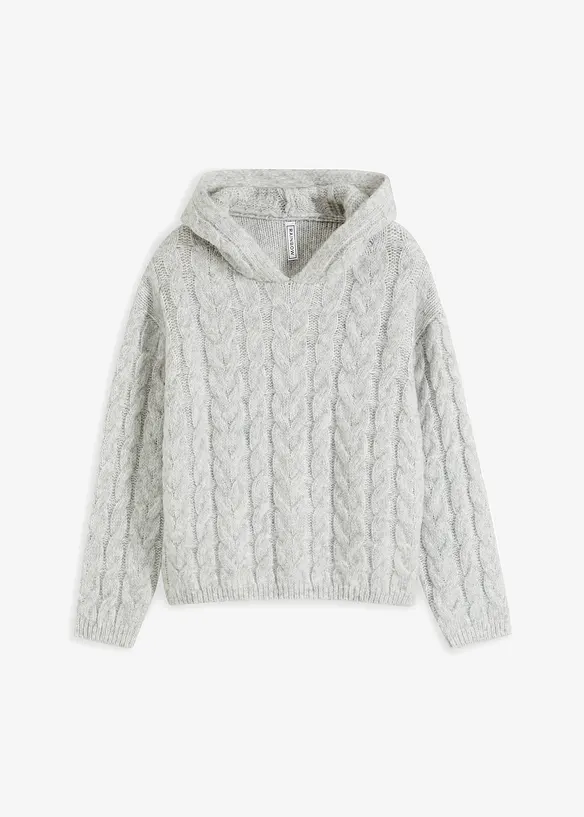 Pull doux en grosse maille contenant de la laine, bonprix