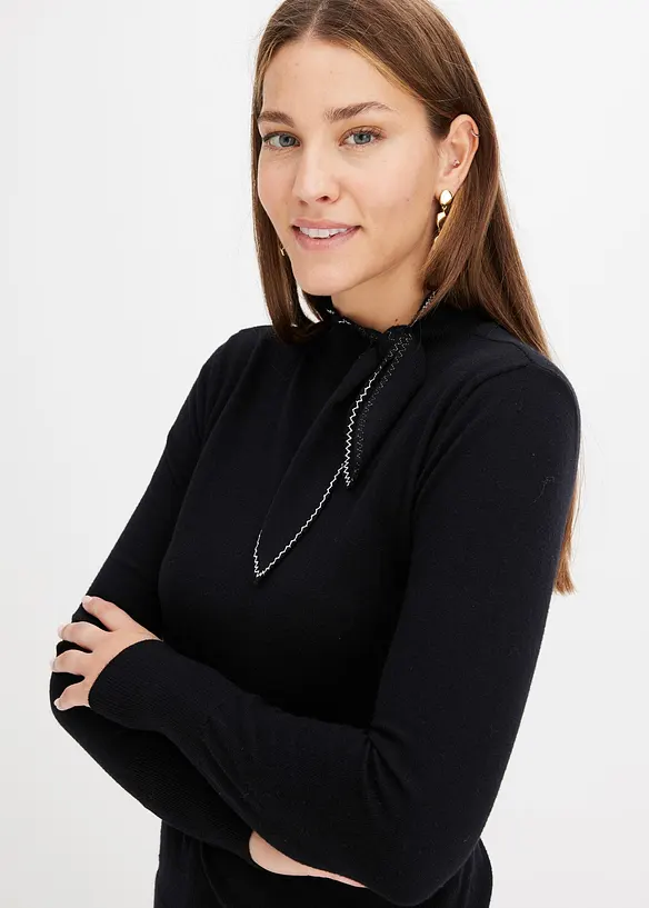 Pull avec détail nœud, bonprix