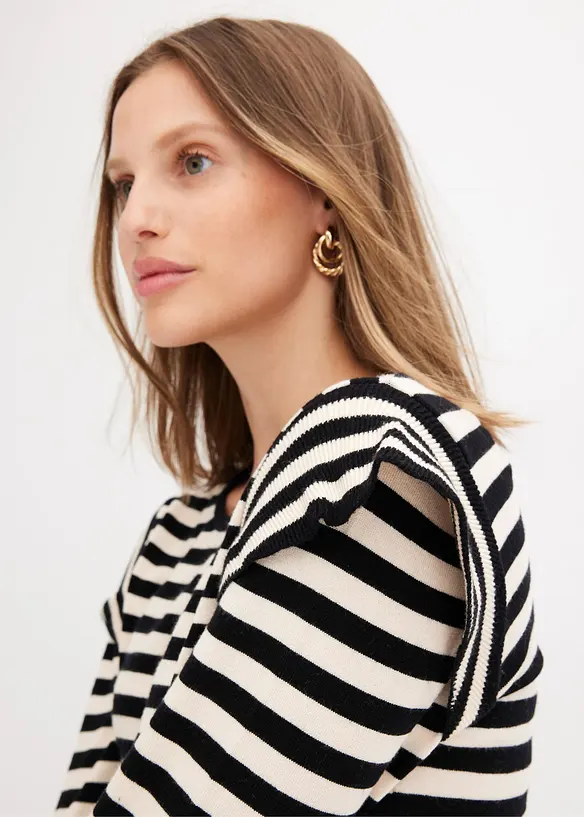 Pull doux en fine maille de viscose mélangée, bonprix