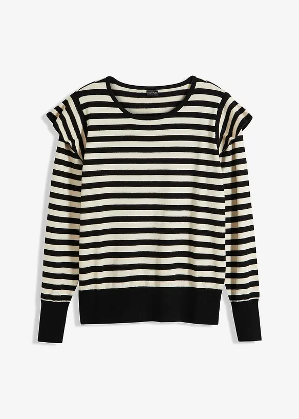 Pull doux en fine maille de viscose mélangée, bonprix