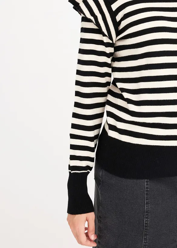 Pull doux en fine maille de viscose mélangée, bonprix