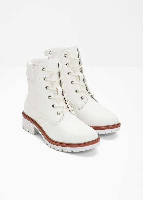 Boots fourrées à lacets, bonprix