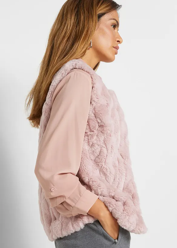 Gilet sans manches doux et moelleux, bonprix