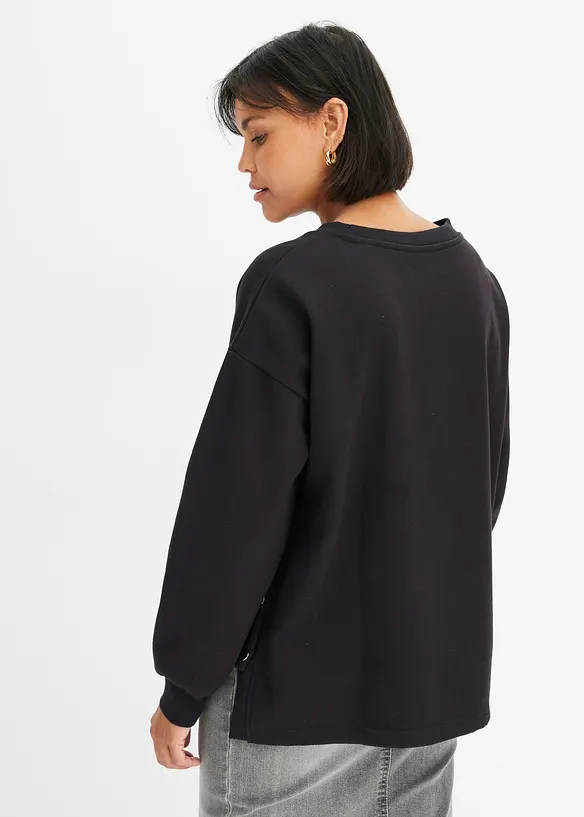 Sweat oversize 100% coton, bonprix