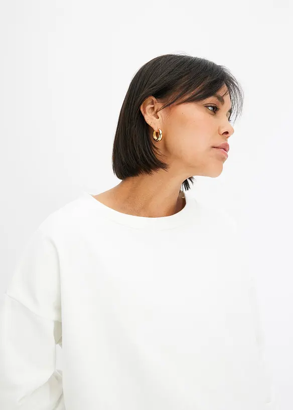 Sweat oversize 100% coton, bonprix