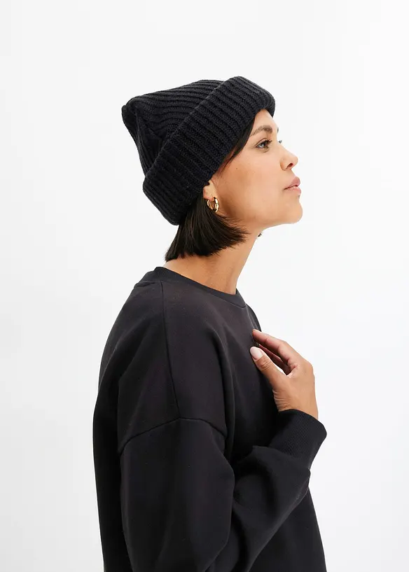 Sweat oversize 100% coton, bonprix