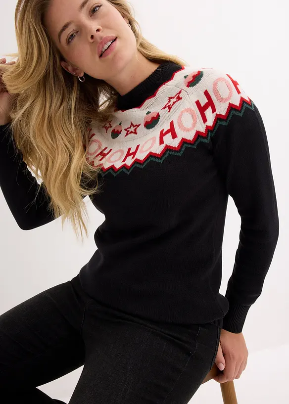 Pull de Noël, bonprix