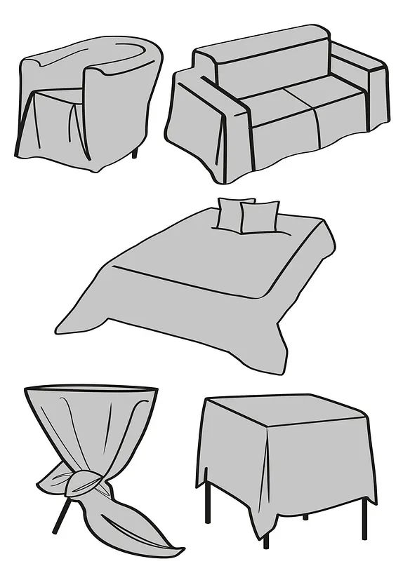 Dessus de lit avec motifs de Noël, bonprix