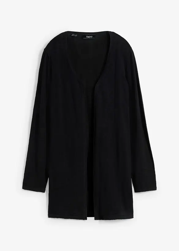 Gilet en maille 100% coton flammé, bonprix