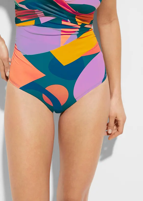 Maillot 1 pi&egrave;ce crois&eacute;, bonprix