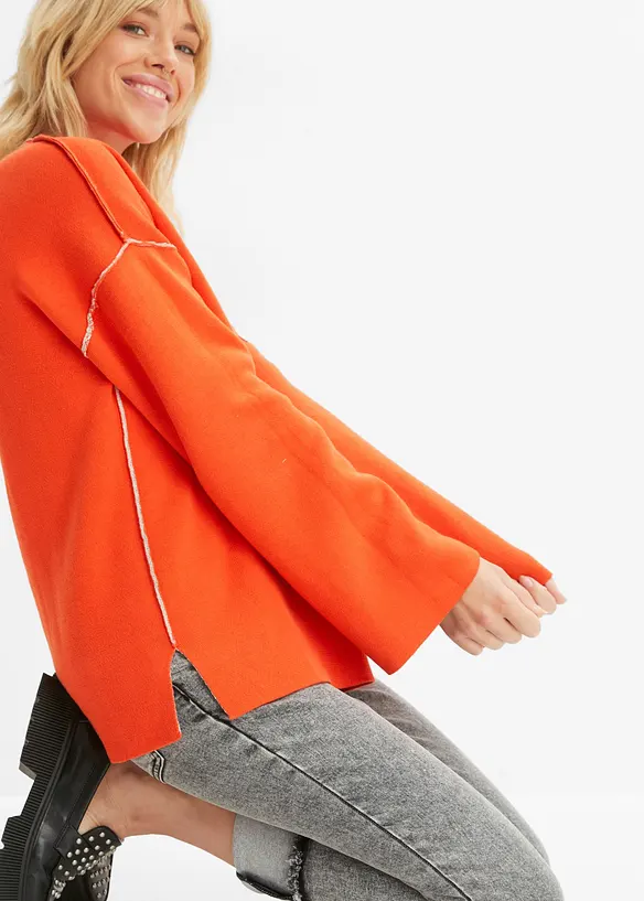 Pull réversible en fine maille, bonprix