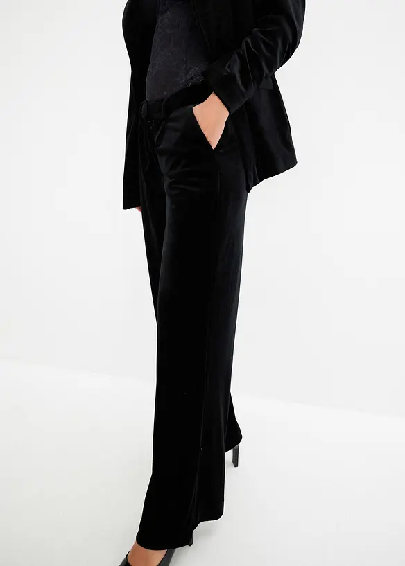 Pantalon en velours doux, bonprix