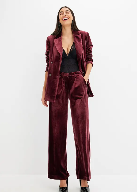 Pantalon en velours doux, bonprix