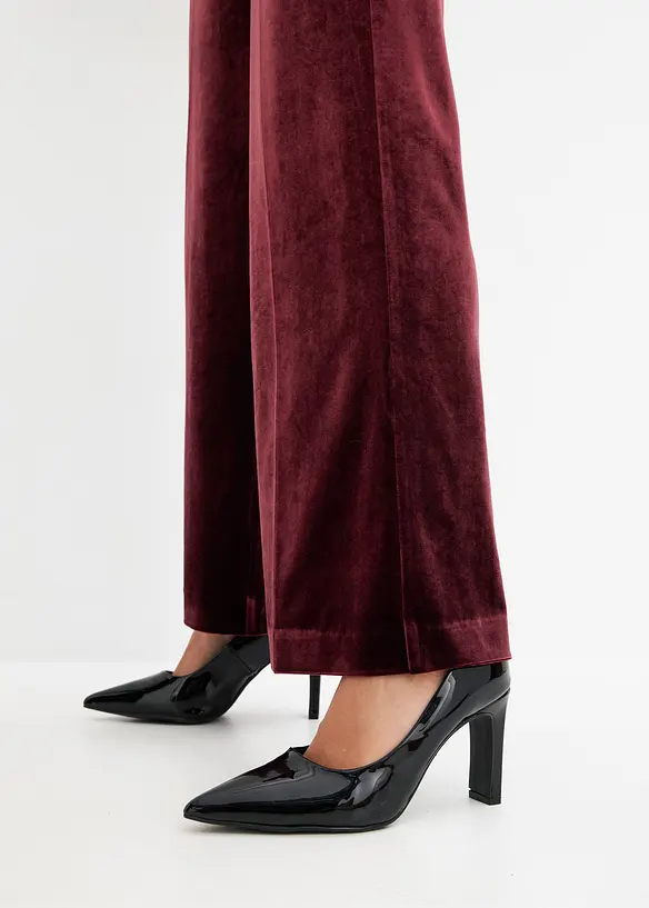 Pantalon en velours doux, bonprix