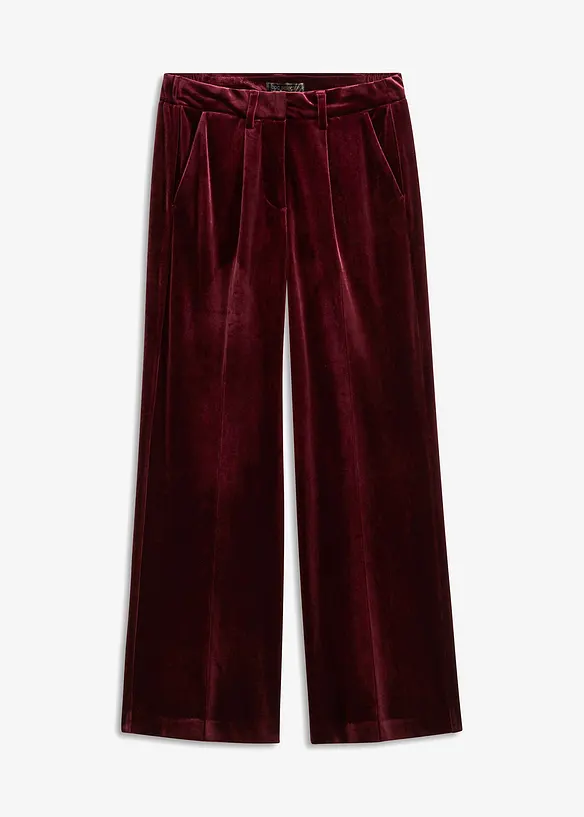 Pantalon en velours doux, bonprix